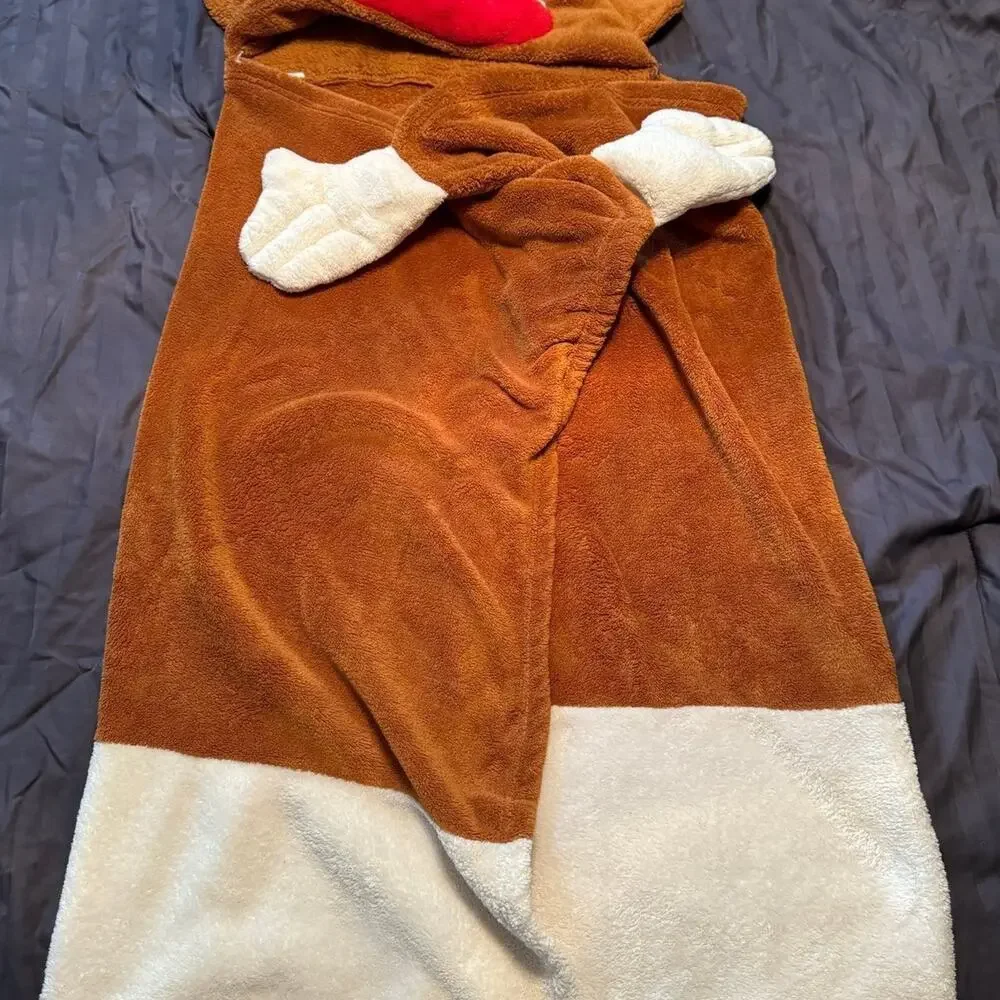 Curious George Wrap Around Hoodie Blanket